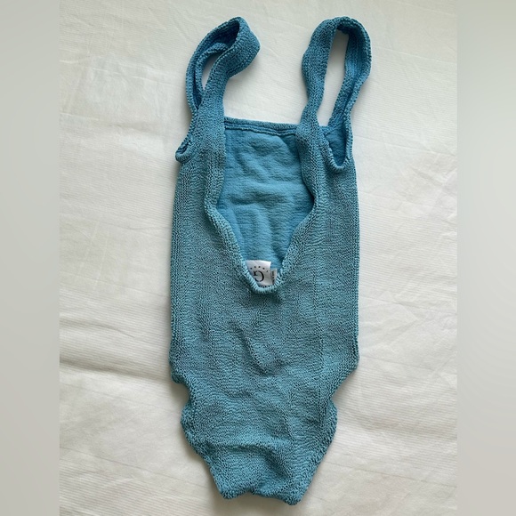 Hunza G Square Neck One-Piece - Sky Blue 💙 - Picture 2 of 7